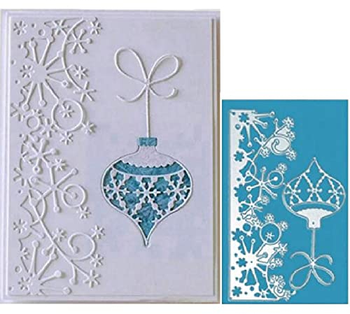 Snowflake Flower Cutting Dies, U-horizon Merry Christmas DIY Scrapbooking Metal Embossing Stencil Template Mold for Album Paper Card Art Craft