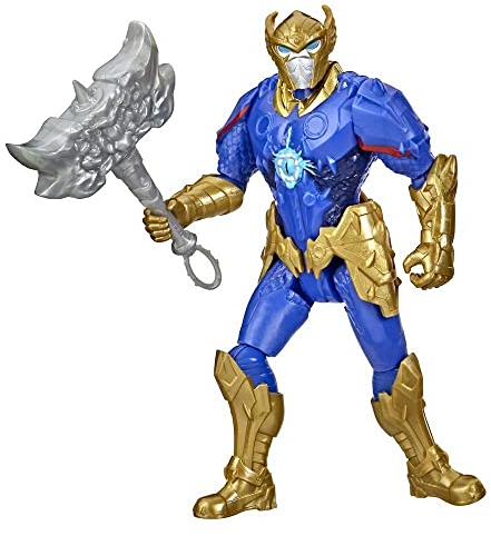 Marvel Hasbro Avengers Mech Strike Monster Hunters Thor, 15 cm große Action-Figur, Spielzeug für Kinder ab 4 Jahren, Multi, Einheitsgröße, F4425