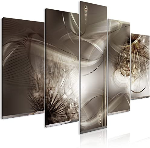 murando - Wandbilder XXL Abstrakt Vlies Leinwandbild 5 tlg Kunstdruck modern Wandbilder XXL Wanddekoration Design Wandbild - Pusteblume Natur Blume Löwenzahn a-A-10378-b-a
