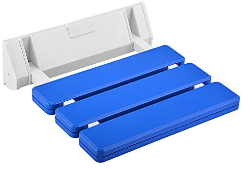GOODBZ Badehocker, klappbarer Duschstuhl, klappbarer Duschsitz, Duschhocker zur Wandmontage, platzsparender Duschklappsitz, Rutschfester Badezimmer-Duschhocker für behinderte ältere Mensc