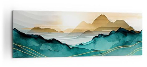 ARTTOR Bilder auf Leinwand 160x50cm Wandbild Landschaften Natur - 5706