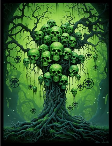 MTG Magic The Gathering (Golgari Tree of The Dead) – 100 ct Matte TCG Card Art Sleeves by Ai Armor