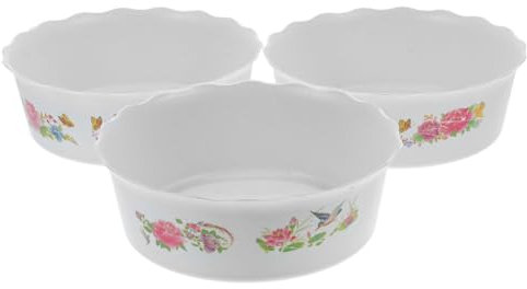 SUPVOX Pot de Fleurs en Plastique Blanc 3 Pièces pour Hydroponie