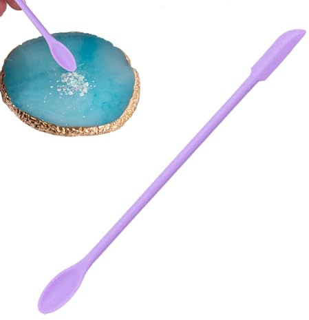 Silikon-Stempelspatel, Siegelwachsschaber – Mehrzweck-Wachsschaber mit doppelseitigem Spatel – Mini-Spatelschaber zum Auftragen von Dessertkosmetik, Stempeln usw.