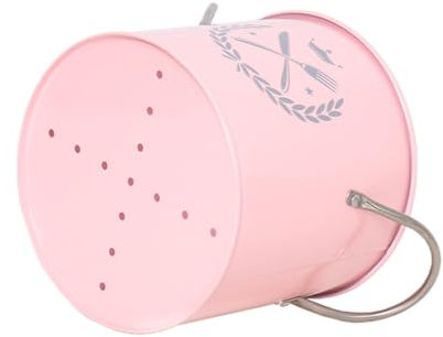 ABOOFAN Cubo De Palillos y Porta Utensilios Rosa, Organizador De Cocina Estante De Drenaje, Plástico Resistente, para Almacenamiento Encimera, Contenedor Multifuncional para Cubiertos y Palillos