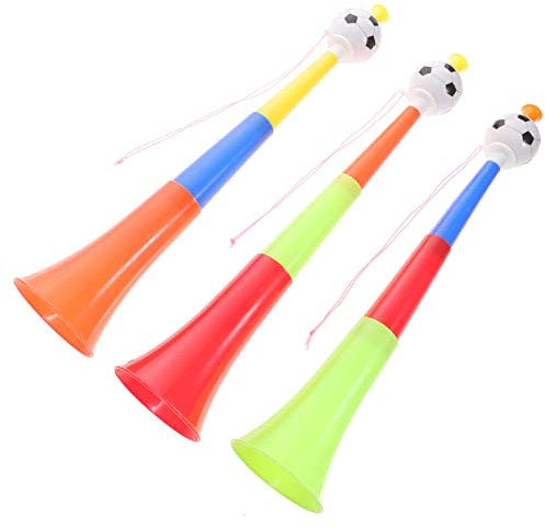 VICASKY 4 Stück Teleskopisches Fußballhorn -trompete Sport-fußball-hupe Hupe Für Fußballspiel Signalhorn Fußballhörner Mini-drucklufthorn Fußball Trompete Spielzeughupe Plastik