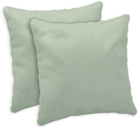 Giovanni Dolcinotti | Juego de 2 Fundas de Cojines para sofá de 50 x 50 cm – Fundas Decorativas – 100% algodón – Fundas con Cremallera Oculta – Bambú – Modelo Atlanta