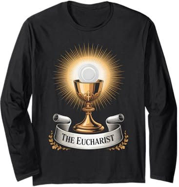 La messe catholique et l'adoration du calice eucharistique Manche Longue