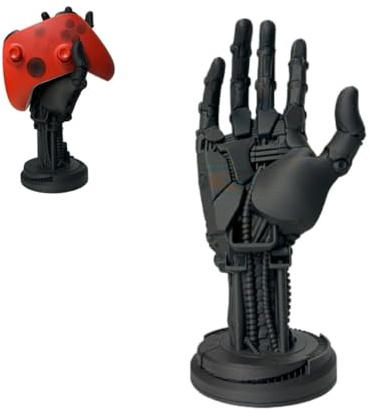 Muiltvoe Gaming Controller Holder 3D Print Mechanical Hand Game Handle Rack Headphones Stand Keys Organizer Gaming Accessories for Gamer Room Decor