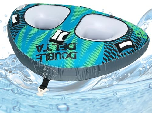 Schlauchboote für Tubing | Aufblasbares Schwimmgerät für Jugendliche | Großes Schleppbares Floß für Wasserspaß für Wasserski Wakeboard Rafting Angeln Kajak und Schwimmen in Seen Flüssen am und