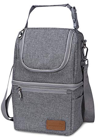 Momcozy Insulated Baby Bottle Bag, Multi-Function Breastmilk Cooler Bag, Fit as Wine Carrier or for Milk Bottles Like Dr. Brown, Comotomo, Philips, Nuk, Lansinoh, etc.