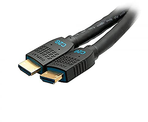 C2G 35ft (10.7m) Performance Series Ultra Flexible Active High Speed HDMI Cable - 4K 60Hz In-Wall, CMG (FT4) Rated Compatible with Xbox, Blu-ray, DVD, PS5, Smart TV, Soundbar, Monitors