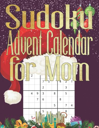 Sudoku Advent Calendar for Mom: 24 Advent surprises for the best mum in the world | Christmas Countdown for adults and seniors