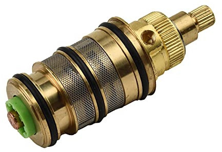 ZYWUOY Messing-Ersatz-Thermostat-Kartusche Brause-Mischventilstange Reparatur-Set Thermostat-Bad-Mischbatterie Duschventil-Griff Ersatz-Reparatur-Set