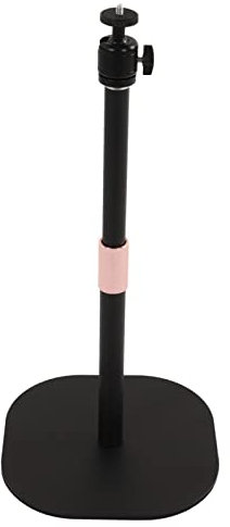 Support de Sol pour Projecteur, Trépied de Projecteur Universel en Aluminium, Kit de Support de Sol Rotatif Réglable de 9,8 à 15,7 Pouces pour Caméras à Vis 1/4 Pouces, (Grande capacité de 5 kg de