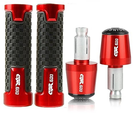 PUCIO Für Honda CBR600 CBR 600 F F2 F3 F4 F4i 1991-2021 1992 1993 22mm Handgriffe Griff Bar Lenker Grip Enden Stecker (Farbe : 23, Size : Normalcy)
