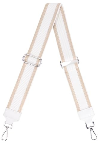 MIRROSI Schulterriemen Made in Italy aus Echtleder Schultergurt für Tasche zum Wechseln 5cm Breit Bohemian Style Längenverstellbar