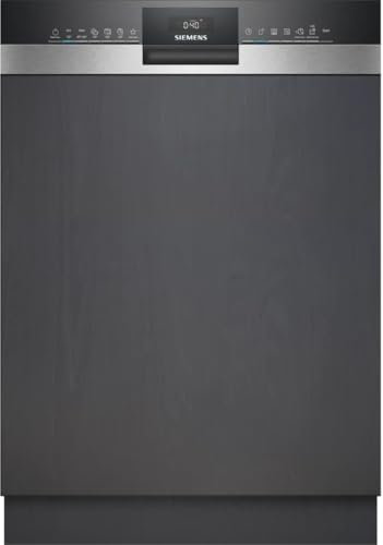 Siemens SN53ES22AE, iQ300 Smarter Geschirrspüler, Teilintegrierte Spülmaschine, 60 cm, Made in Germany, Besteckkorb, Auto. Türöffnung, Dreifach rackMatic, Besonders leise, varioSpeed, aquaStop