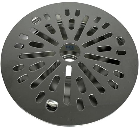 BieTal® Tropfschale Tropfkasten Edelstahl rund 13,2cm mit Lochplatte zum Einlassen