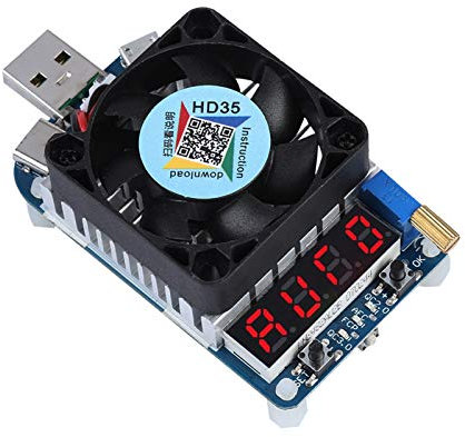 Tbest Mobile Phones And Smartphone Accessories,Mobile Phones And Smartphone Accessories,Testers,USB Electronic Load Resistor Voltage Meter Discharge Battery Tester HD35