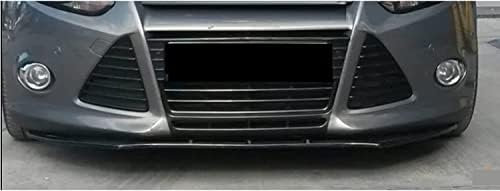 WENGONG Auto Frontspoiler für Ford Focus MK3 MK3.5, ABS Auto Frontlippe Spoiler Auto Frontschürze Unteren Spoiler Untere Diffusor Lippe