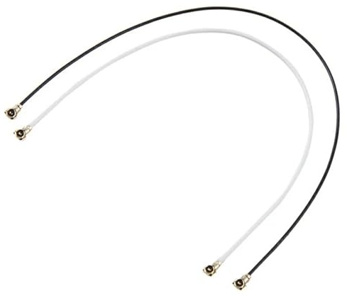 Kit 2x antenne interne pour Samsung Galaxy A22 5G (SM-A226B) cable coaxial nappe reseaux Wifi GSM flex noir blanc