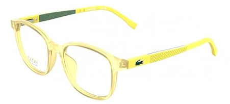 Lacoste L3667 747 TRANSPARENT CITron LUMI 46/16/130 barn glasögonram