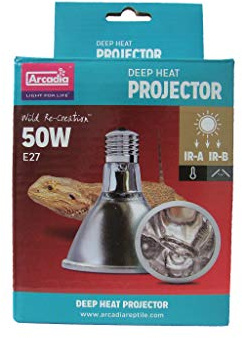 Arcadia RARHP50 Deep Heat Projector 50W für E27 Fassungen