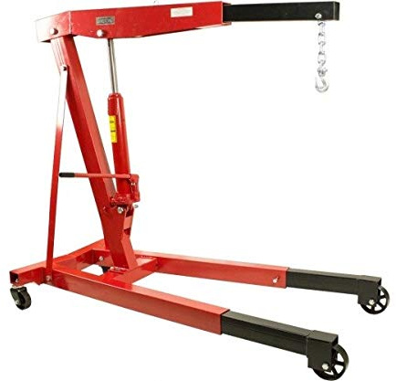 GRUA PLEGABLE 3 TONELADAS PARA TALLER, ELEVADOR DE MOTORES