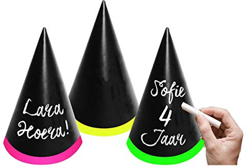 Folat Partyhütchen Zum Beschriften - 6 Stück