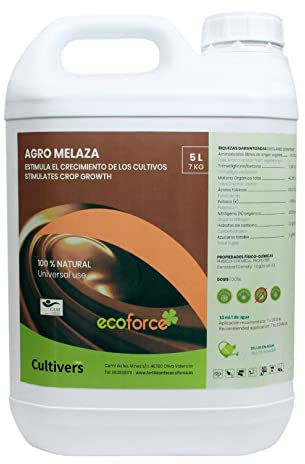 CULTIVERS Agro Melassa Ecologica 5 L Stimola la Crescita delle tue Colture, Uso Universale,