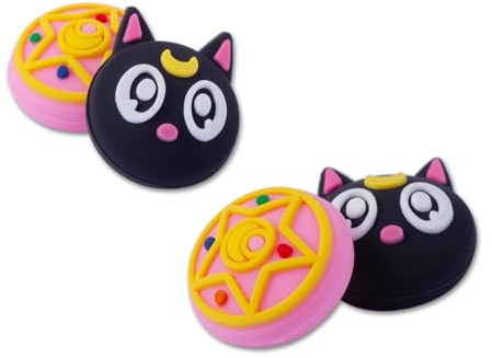 Cute Switch 2 Thumb Grips Caps for PS5/PS4, Xbox X/S, Switch PRO Controller | 4PCS Joystick Caps for Switch 2 Pro Controller, Soft Silicone Analog Thumbstick Cover for Xbox Series X/S, Xbox One