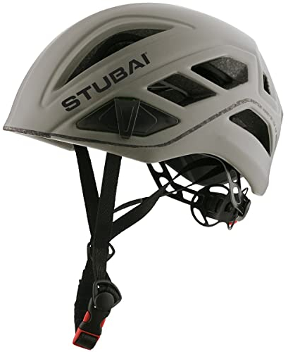 STUBAI Casco da arrampicata ultraleggero Nimbus Plus | grigio titanio opaco 240 g | casco da alpinismo per uomo e donna | casco da montagna per arrampicata sportiva, via ferrata, alpinismo, sci