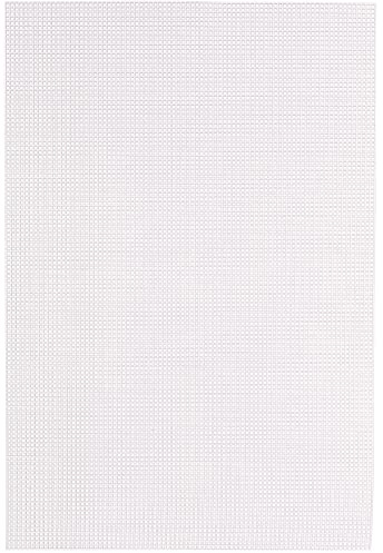 Vaessen Creative Toile en plastique, 7 pièces, feuilles de maille flexible pour travaux manuels, broderie et point de croix, 1 pièce, taille 30,5 x 46 cm, transparent