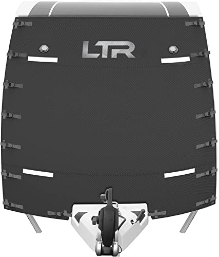 LTR Caravan Universal Front Towing Cover Protector with Stone Chip Protection, Weatherproof Accessories, Safety Covers for Caravan Towing Dark Grey