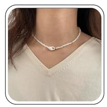 Inilbran Collier Boho En Perles De Rocaille Collier Ras De Cou En Perles De Riz Collier Ras De Cou En Coquillages De Conque Collier Plage D'été Collier En Coquillages De Mer Chaîne De Bijoux Pour