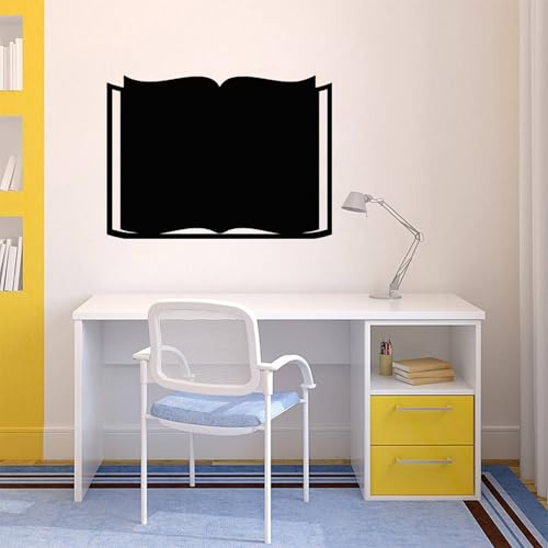 Ambiance Sticker Kreidetafel – Wandsticker, selbstklebend, abwischbar, Buch-Design, 80 x 110 cm