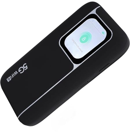 Mobiler Hotspot, 5G-LTE-Router, Internet-Dongle, Bis zu 2,77 Gbit/s Download-Geschwindigkeit, 7100 MAh, Verbindet Bis zu 16 Geräte, Kompatibel mit Mobiltelefonen, Laptops,