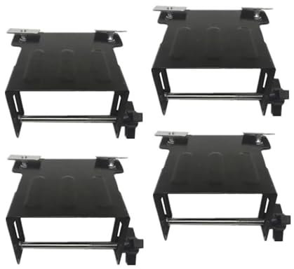 Dachgepäckträger Für Auto SUV Wohnmobil Wohnmobil Autodachträger Korb U-Bolzen-Klemmen Montagesatz Gepackträger(4PCS Mouth 8CM)