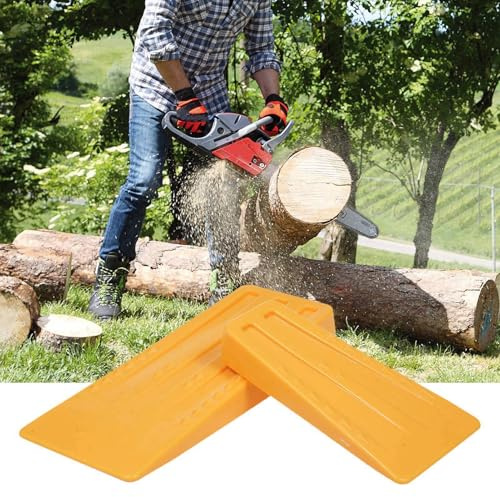 Sonew - Juego de 2 esquinas para árboles (5,51 ''+7,87 pulgadas, plástico para matar con escamas de púas y venas perfiladas, herramienta para leñador