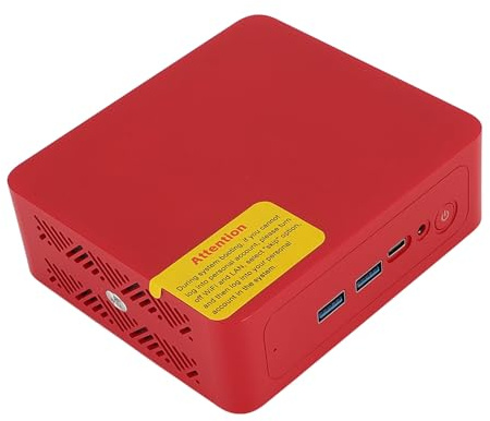 Mini PC Host I3 1215U DDR4 2666MHz WiFi 6E BT 5.2 para Type C Pantalla Dual Eficiencia Energética para Wins 11 Host de Computadora de Escritorio Pequeña, Rendimiento (Enchufe de