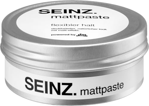 SEINZ. Styling Mattpaste für Männer, Flexibler Halt, Strukturierter Look, Matt-Effekt (Mattpaste)