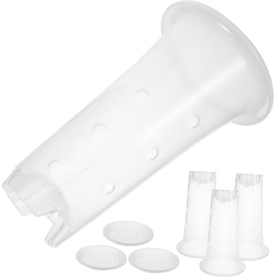 JOINPAYA 4sets Vasi Trasparenti Per Contenitori Per Piante Decorative Per Buona Circolazione Aria Di Vasi Per Giardinaggio Inclusi Sottovasi Per Altre Piante Da