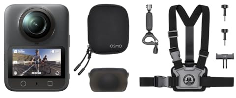 DJI Osmo 360 Road Cycling First-Person Combo, 360 Camera With 1-Inch 360° Imaging, Native 8K 360° Video, 4K/120fps & 170° Boost Video, Biking Accessory Kit, Action Camera For Biking