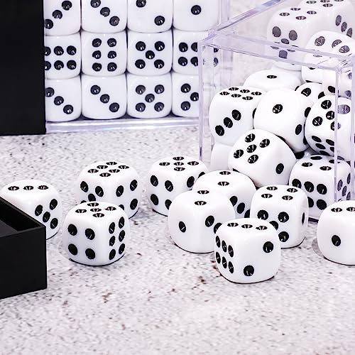 Epic Forge-6-Sided Dice – Set of 36 – 12mm – White