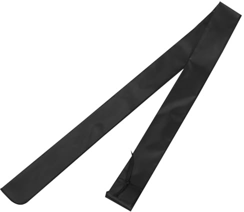 DIYEAH Waterproof Fishing Rod Bag 12ft with Oxford Cloth Material | High Elastic Protective Cover Portable Rod Bag 12ft for Travel and Outdoor Fishing 150.00X7.00X0.20cm/58.95X2.75X0.08in Black