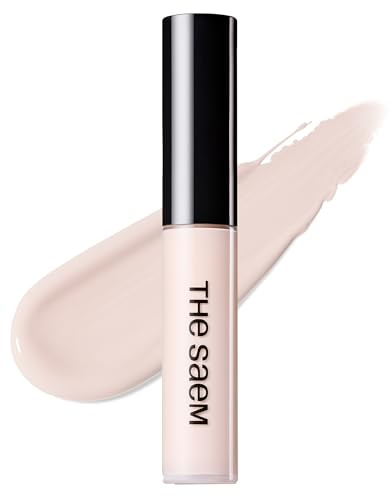 THESAEM Cover Perfection Tip Concealer SPF28 PA++ 6,5g # Aufheller - Strahlender Highlighter, korrigierend und aufhellend, Verfärbungen und dunkle Augenringe, helles Rosa