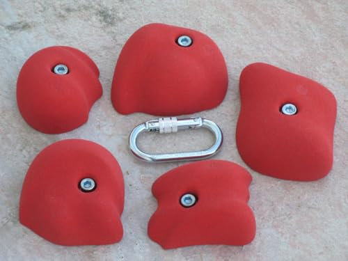 Klettergriffe Set Corvatsch 5 Stück - KS 206-210 (Gelb)