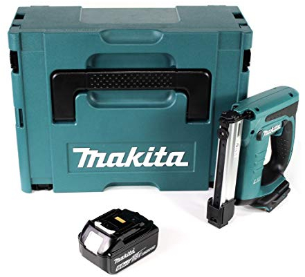 Makita DST 221 G1J 18 V Li-ion Akku Tacker im Makpac + 1x BL1860 B 6,0 Ah Li-Ion Akku - ohne Ladegerät