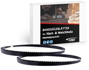 SMI 2er SET Holz-Bandsägeblatt 2240 x 10 x 0,65 mm 6 ZpZ Sägeband passend für Makita Metabo Atika Güde Scheppach